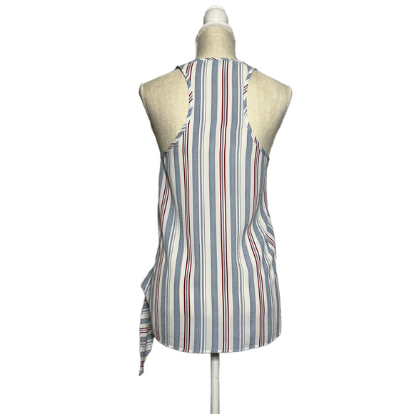 Karlie Side Tie Razorback Tank Top Size Small - Picture 3 of 6